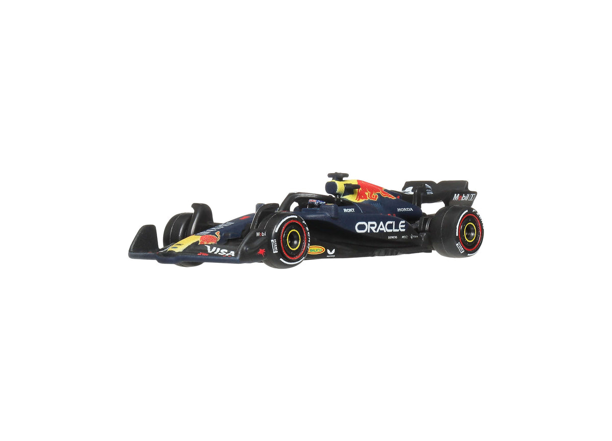 Hot Wheels 1:64 Scale Oracle Red Bull Racing Verstappen & Tsunoda Die-Cast Race Car, 2-Pack