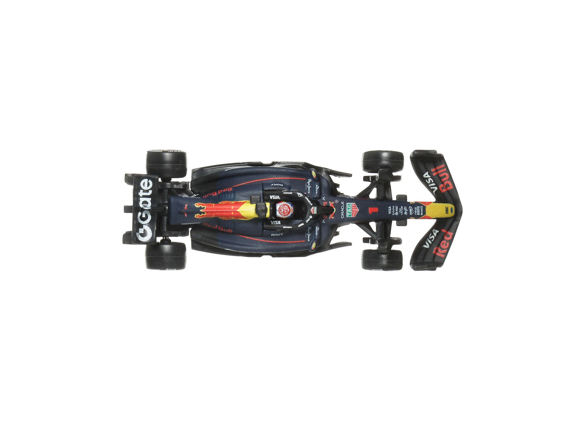 Hot Wheels 1:64 Scale Oracle Red Bull Racing Verstappen & Tsunoda Die-Cast Race Car, 2-Pack