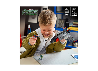 LEGO® Marvel Avengers: Doomsday Quinjet 76347 433-Piece Building Set, Ages 9+