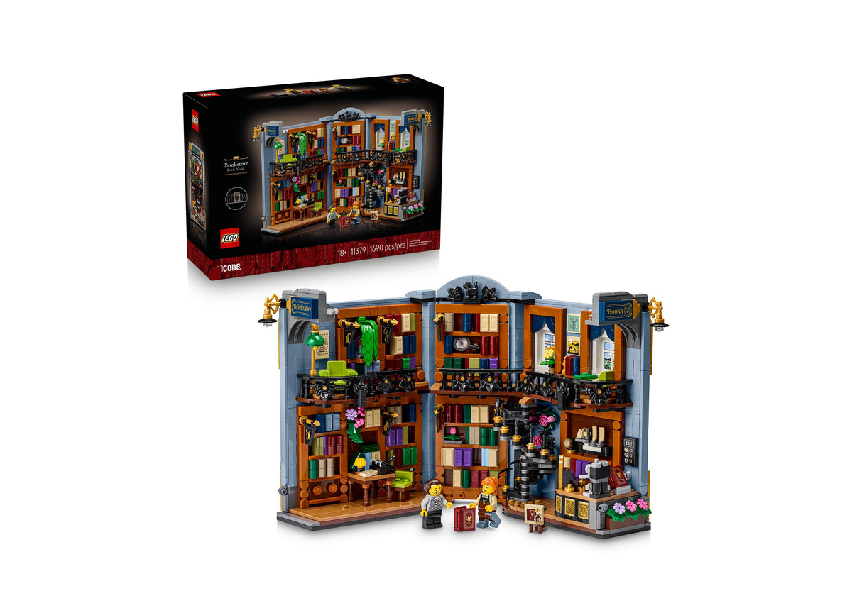 LEGO® Bookstore: Book Nook 11379 1,690-Piece Building Set, Ages 18+