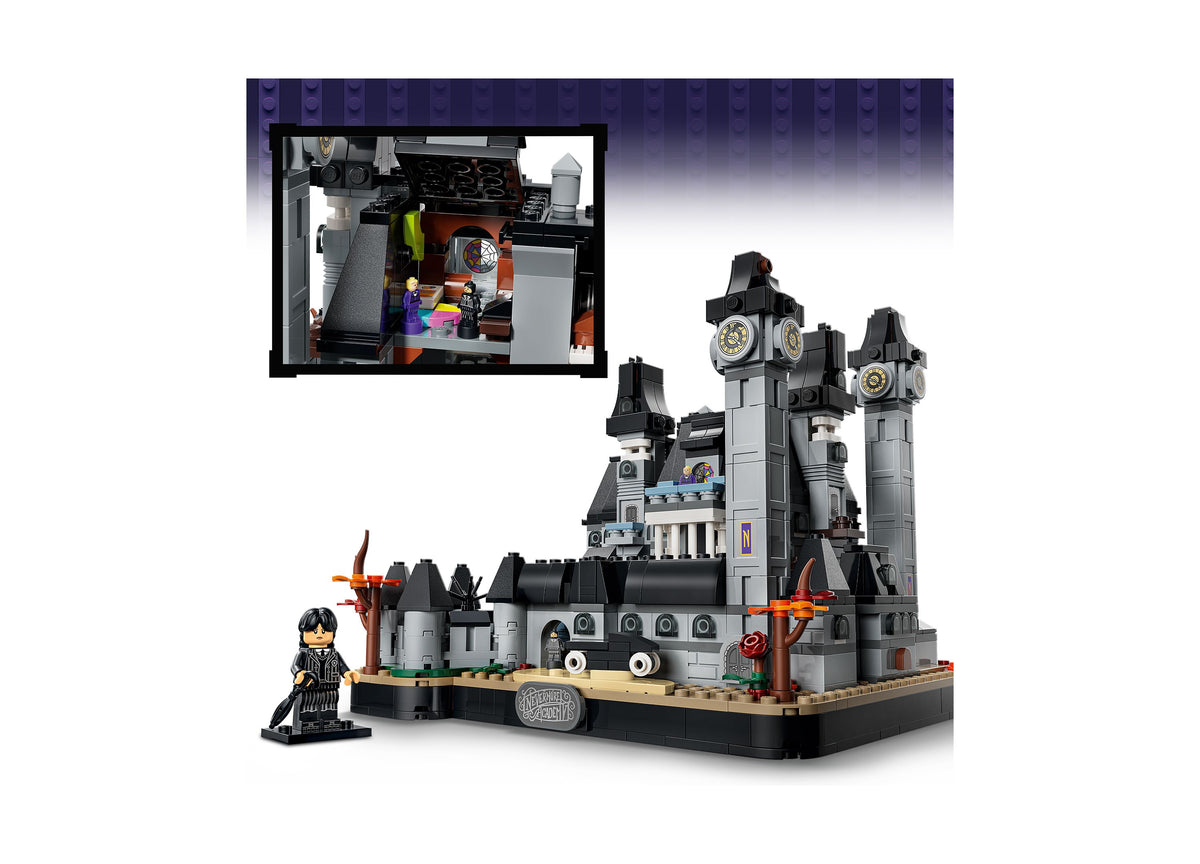 LEGO® Wednesday Nevermore Academy 76788 890-Piece Building Set, Ages 10+