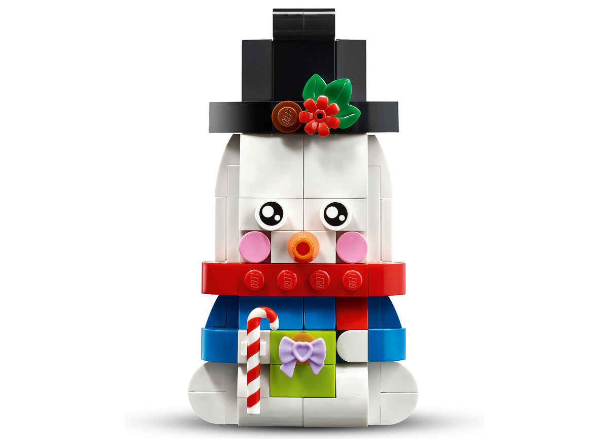 LEGO® Snowman Ornaments 40812 168-Piece Building Set, Ages 6+