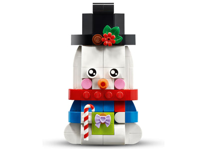 LEGO® Snowman Ornaments 40812 168-Piece Building Set, Ages 6+