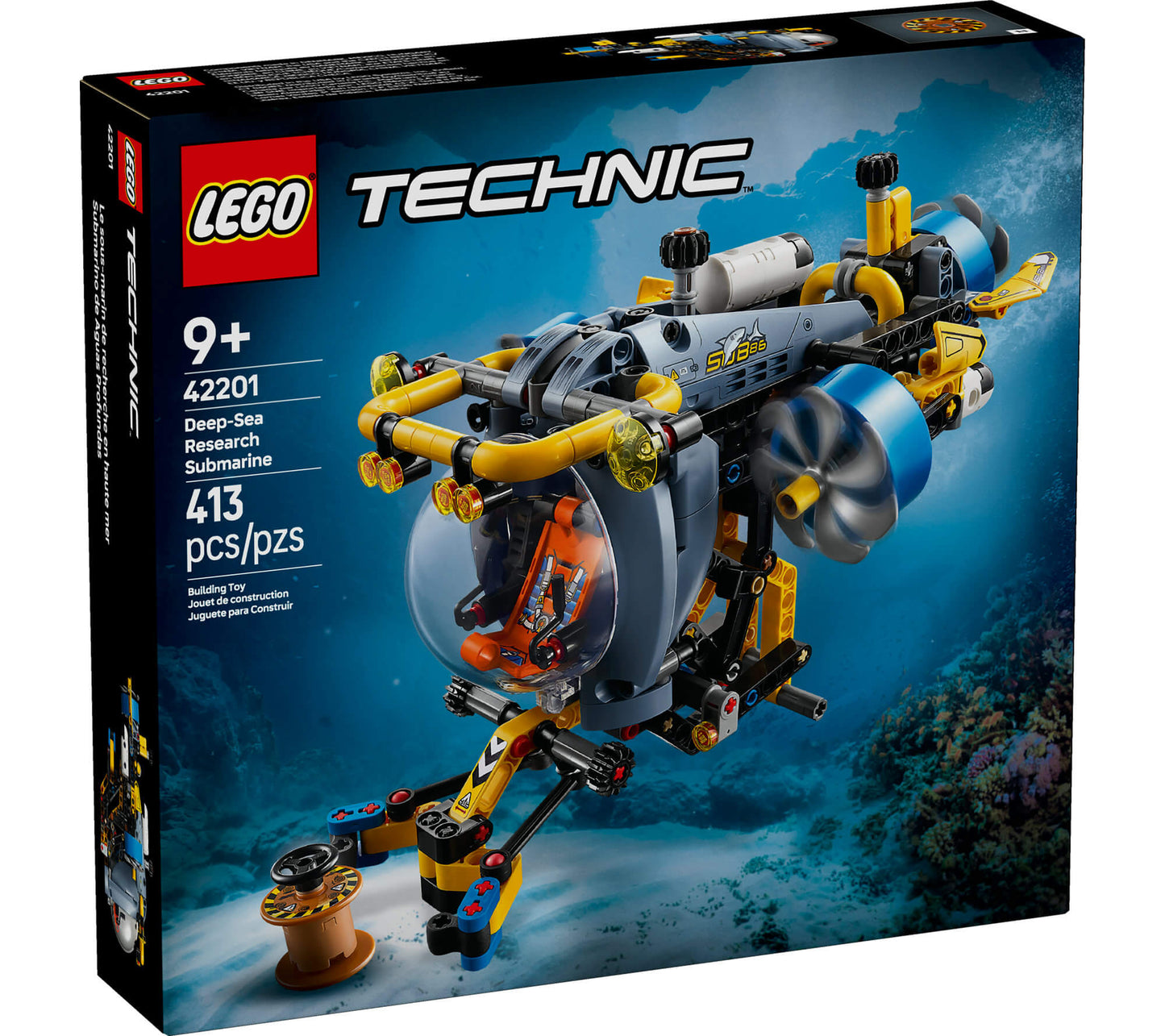 LEGO® Technic™ Deep-Sea Research Submarine Toy Set 42201