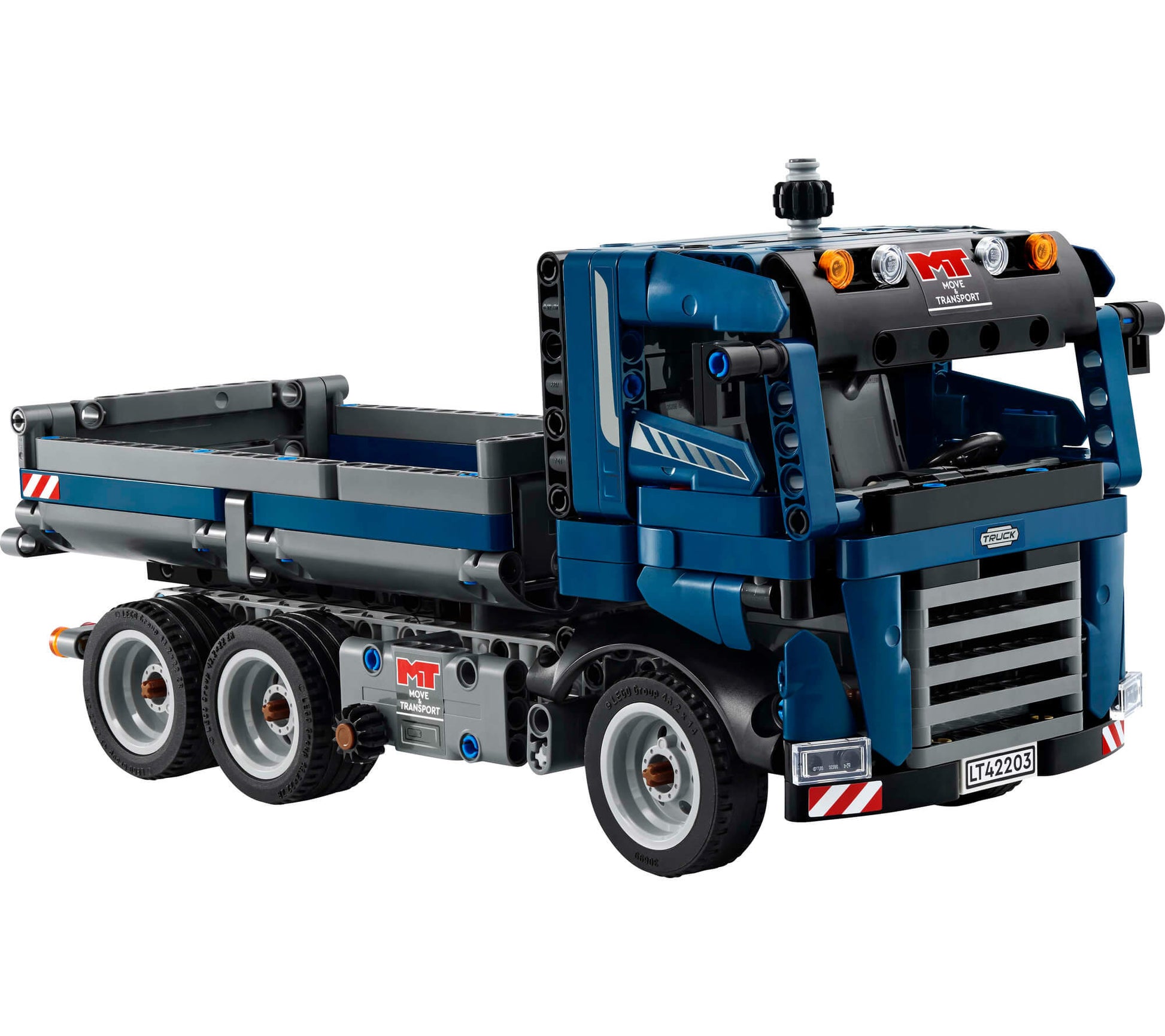 LEGO® Technic™ Tipping Dump Truck Toy, Blue Construction Vehicle Set 42203