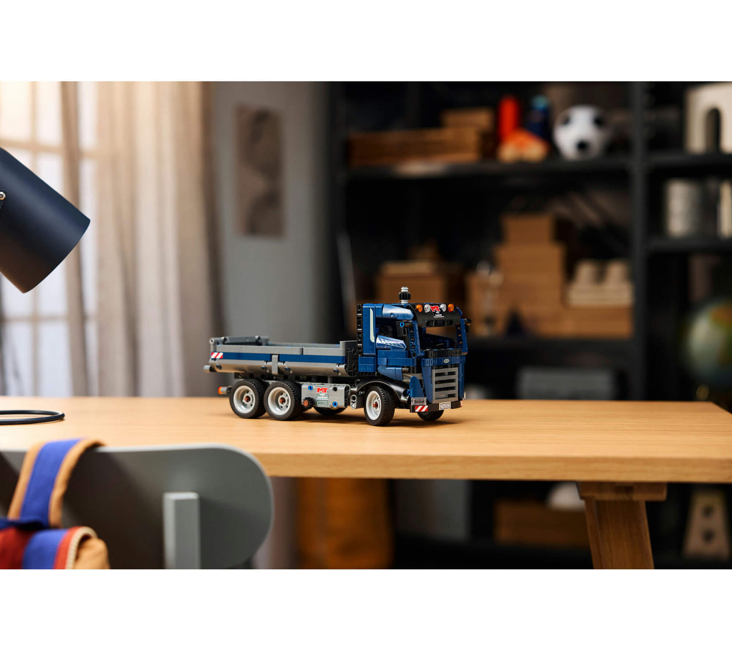 LEGO® Technic™ Tipping Dump Truck Toy, Blue Construction Vehicle Set 42203