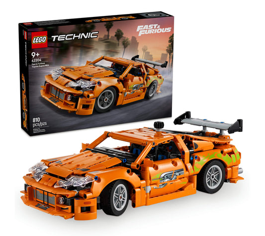 LEGO® Technic™ Fast and Furious Toyota Supra MK4 Toy Car Model Kit 42204