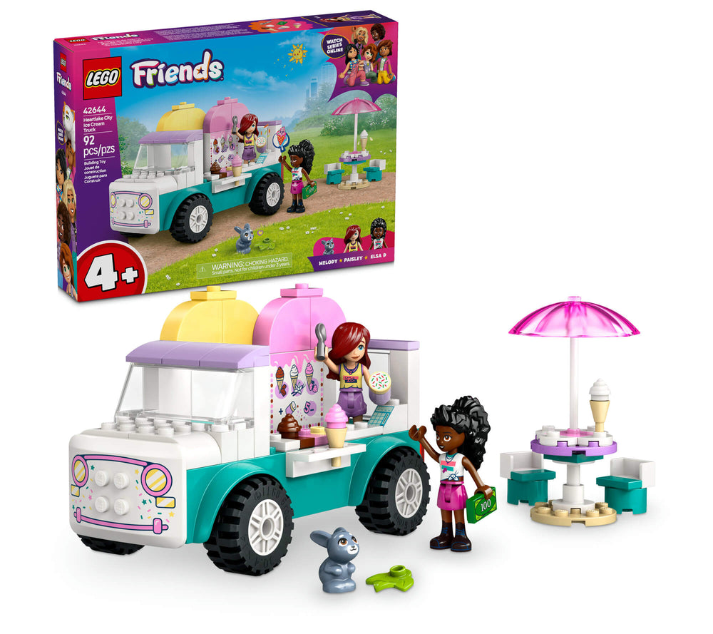 LEGO® Friends Heartlake City Ice Cream Truck Pretend-Play Building Kit 42644