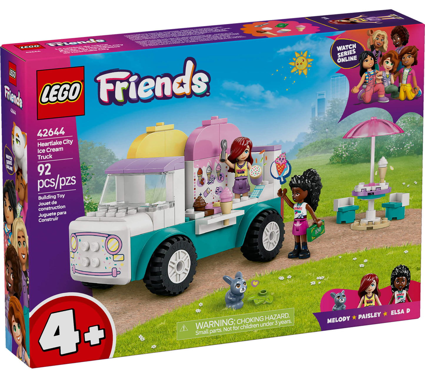 LEGO® Friends Heartlake City Ice Cream Truck Pretend-Play Building Kit 42644