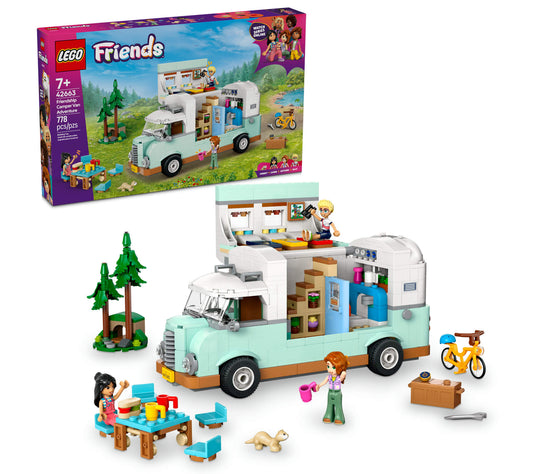 LEGO® Friends Friendship Camper Van Adventure Role-Play Building Set 42663