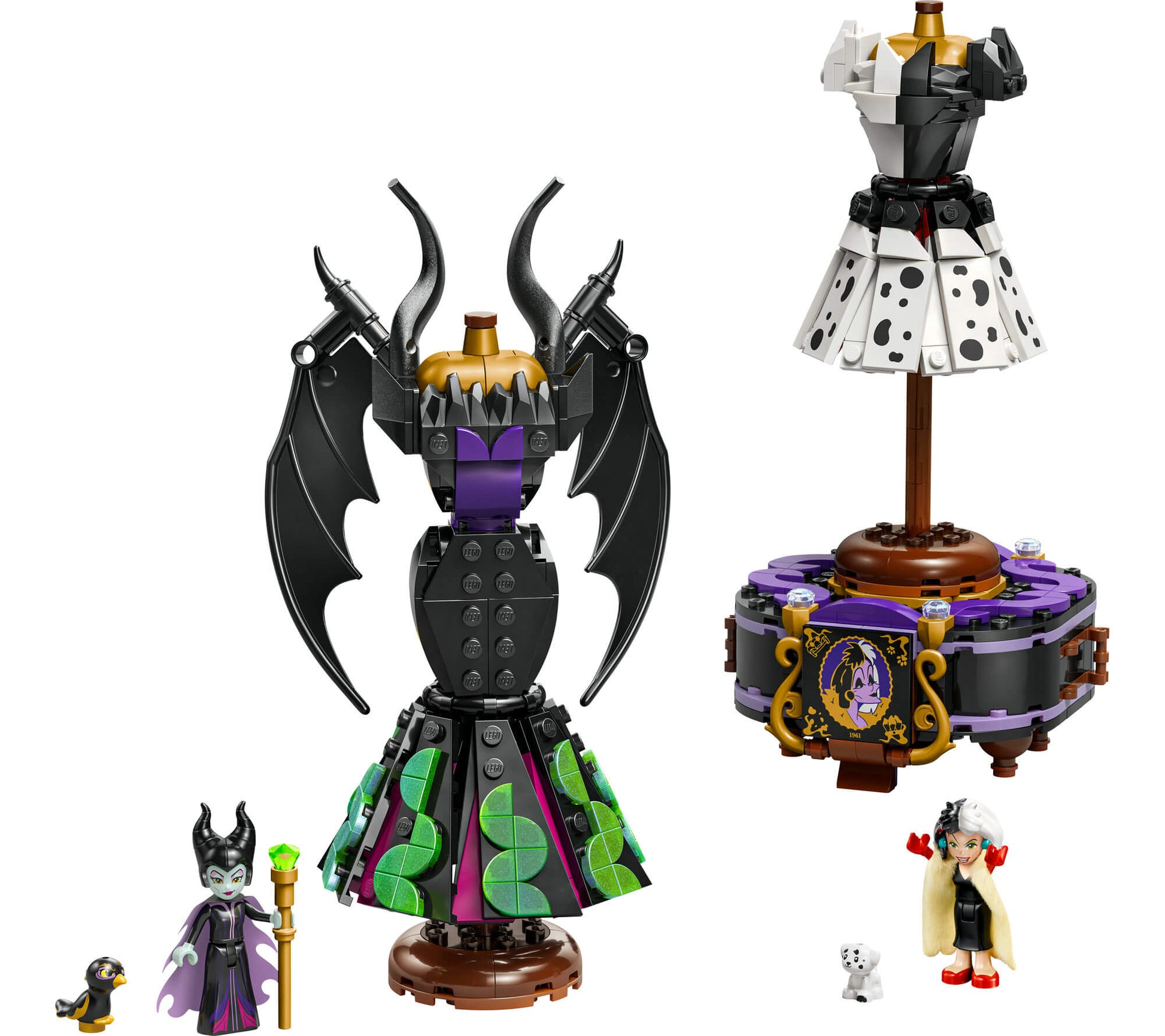 LEGO® ǀ Disney Villains Maleficent’s and Cruella De Vil’s Dresses 43262