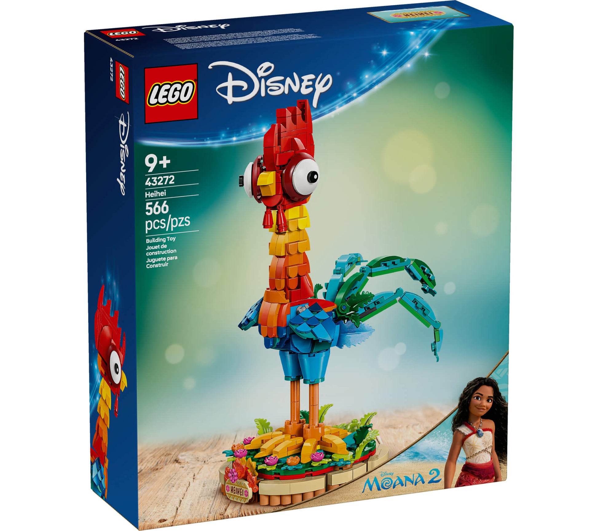 LEGO® ǀ Disney Moana 2 Heihei Buildable Animal Model Kit 43272