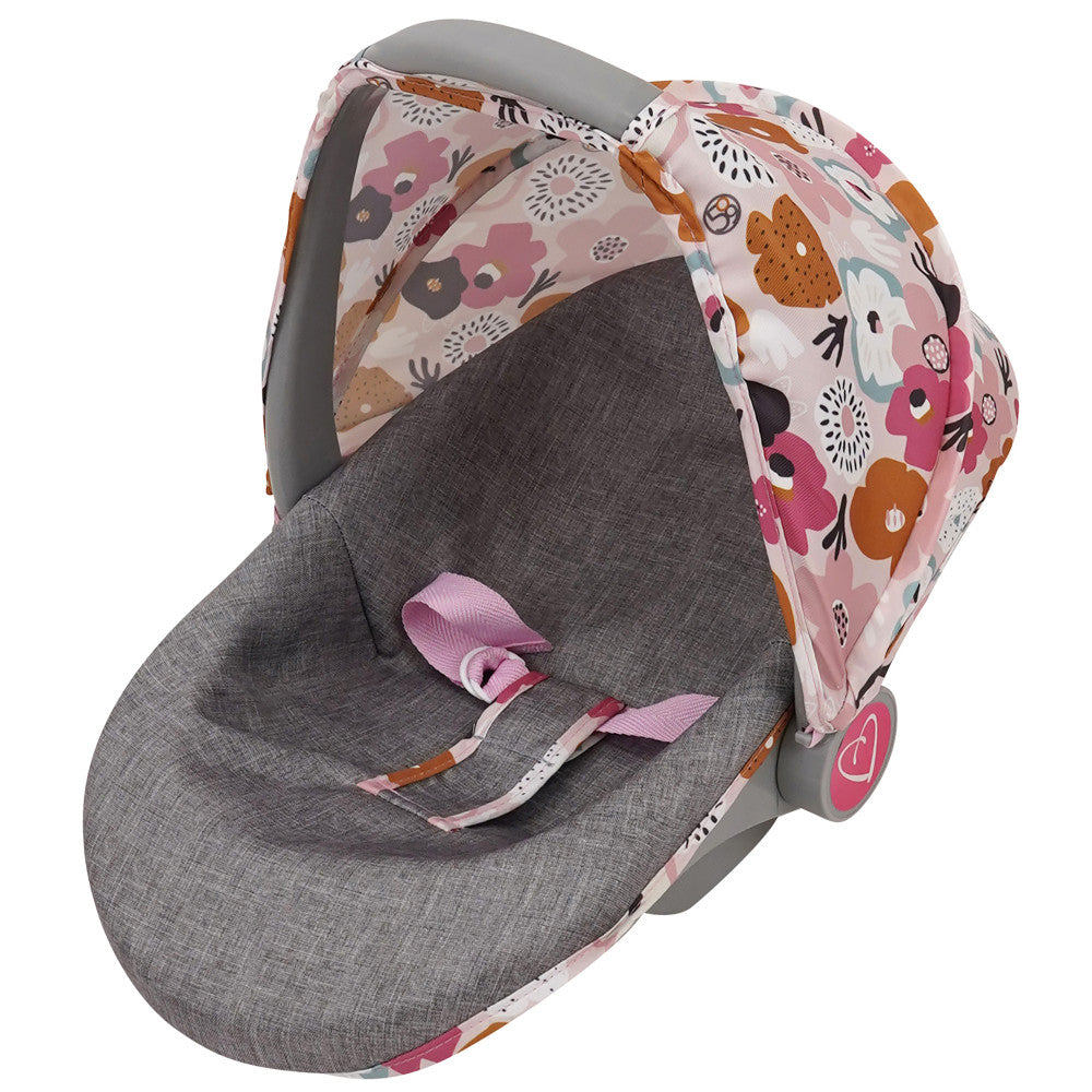 509 Crew: Melange Flora - 3-In-1 Doll Car Seat, Kids 3+