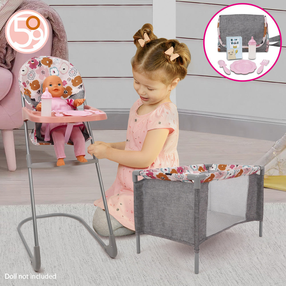 509 Crew: Melange Flora - At Home 8 Piece Set, Kids 3+