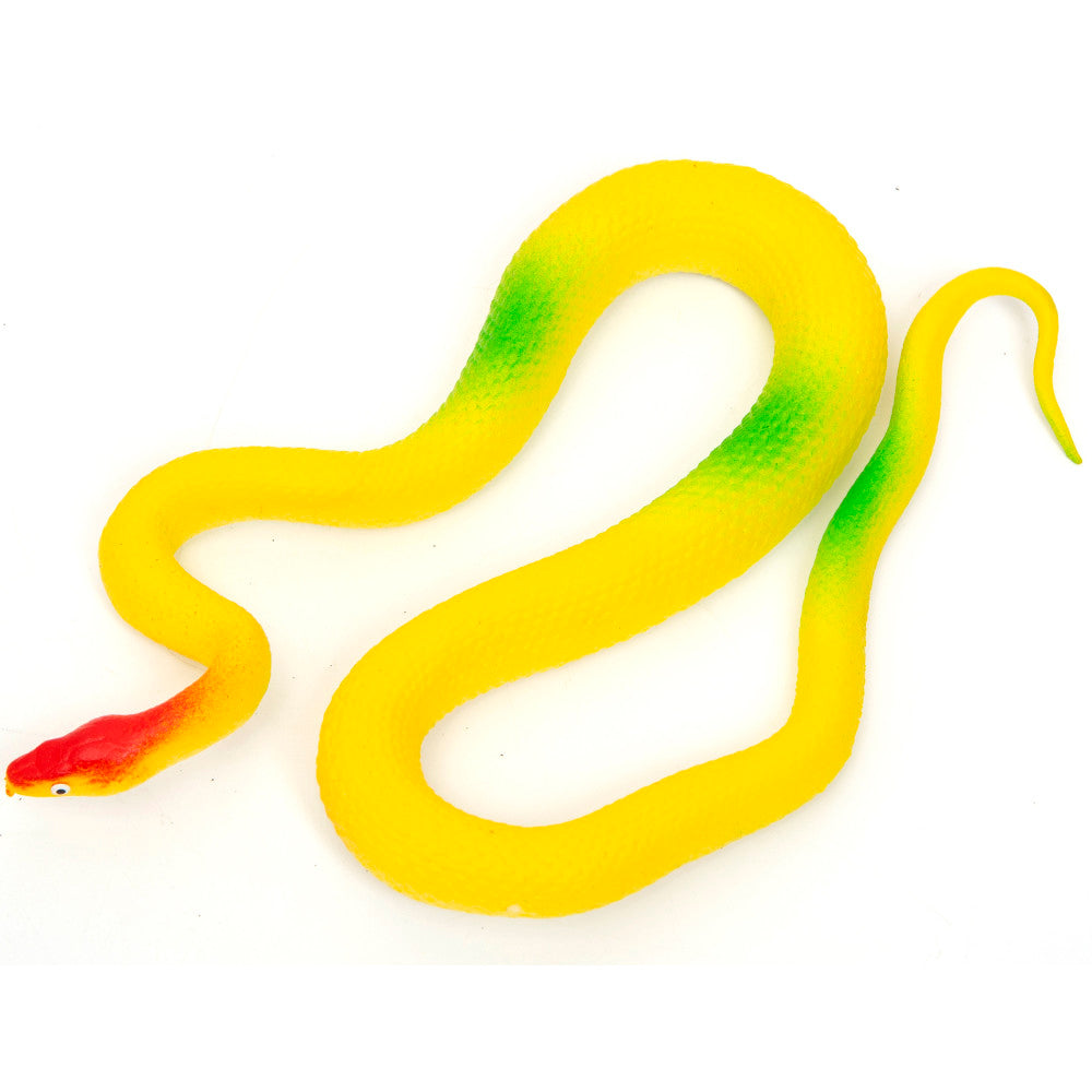 Boley: 19" Rubber Snakes - 8 Pack Assorted Colors - Lifelike Design Reptile Toy Figures