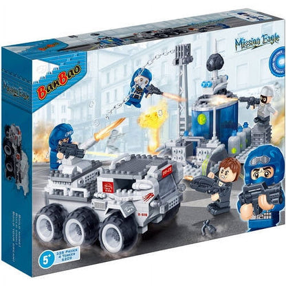Banbao Mission Eagle 328-Piece Combat Truck and Tower Playset