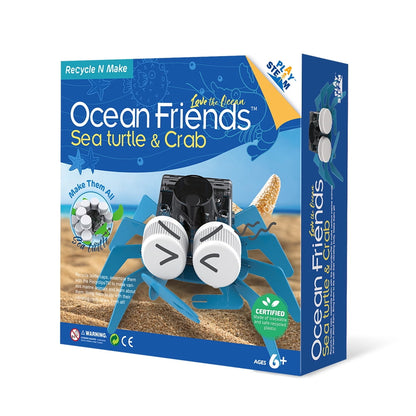 Playsteam Ocean Friends Battery-Powered Sea Turtle & Crab Kit