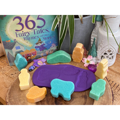 Yellow Door Little Lands Fantasy Figures - Set of 8 Enchanted Stone Characters