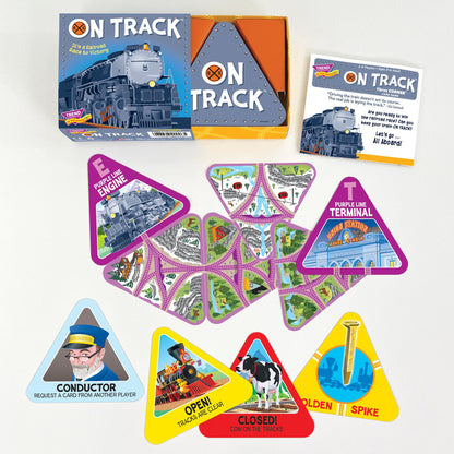TREND ON TRACK Three Corner Railroad Card Game