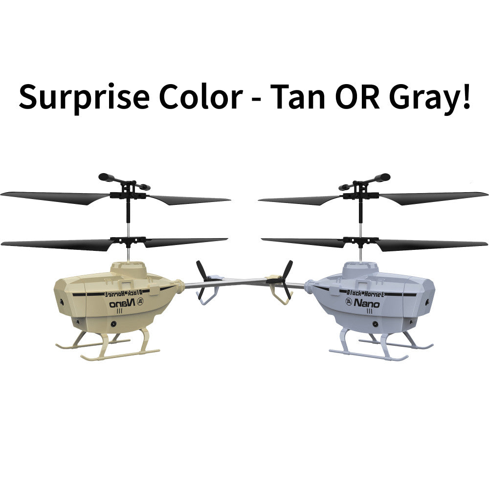 HST: R/C Helicopter: Black Eagle Nano - Surprise Color: Tan OR Gray, Remote-Controlled Vehicle