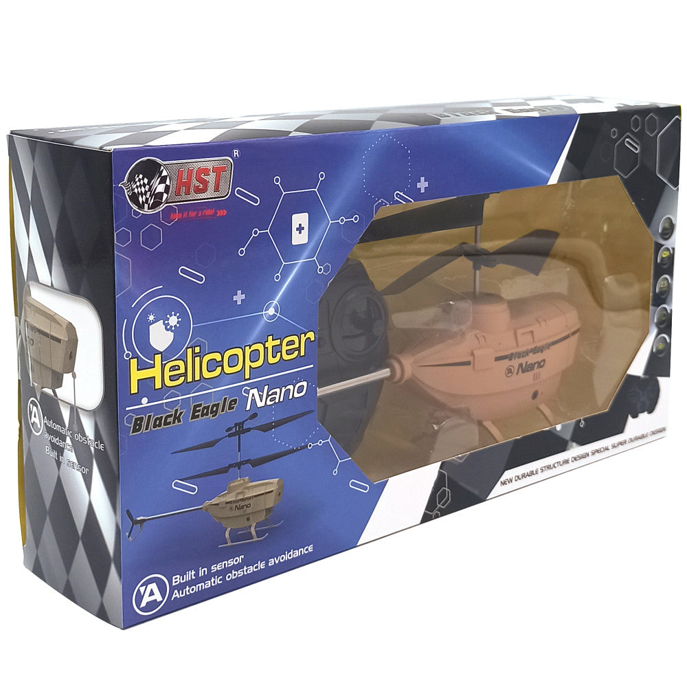 HST: R/C Helicopter: Black Eagle Nano - Surprise Color: Tan OR Gray, Remote-Controlled Vehicle