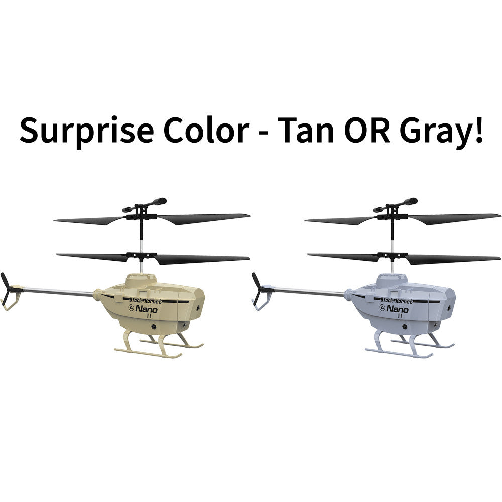 HST: R/C Helicopter: Black Eagle Nano - Surprise Color: Tan OR Gray, Remote-Controlled Vehicle