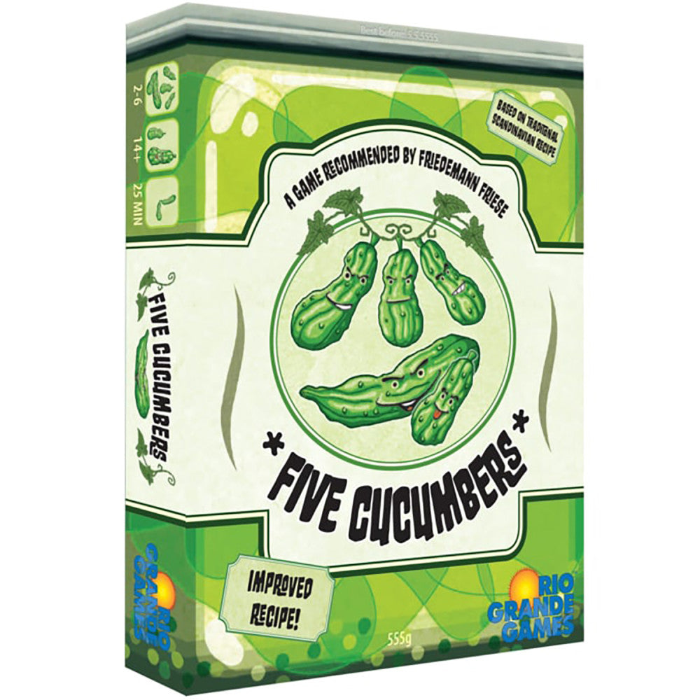 Rio Grand Games: Five Cucumbers - Trick Taking Card Game, Ages 14+, 2-6 Players