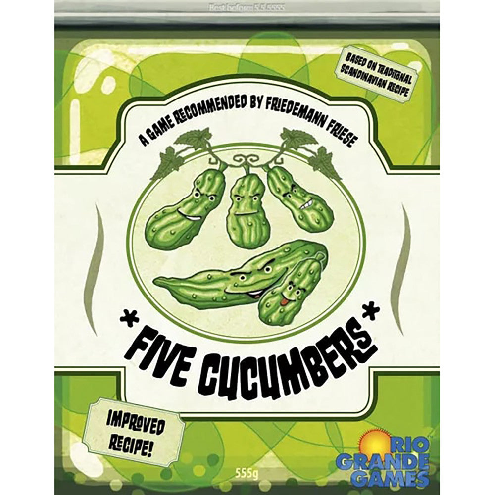 Rio Grand Games: Five Cucumbers - Trick Taking Card Game, Ages 14+, 2-6 Players
