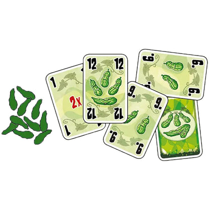 Rio Grand Games: Five Cucumbers - Trick Taking Card Game, Ages 14+, 2-6 Players