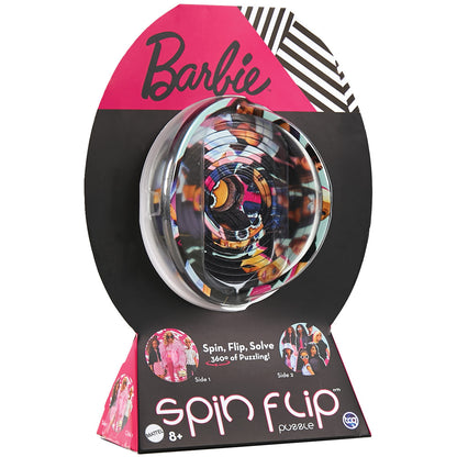 Spin Flip Puzzle: Barbie Fashionista - 12 Rings - 2-In-1: Double-Sided Puzzle