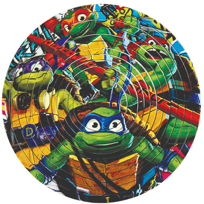 Spin Flip Puzzle: TMNT Turtle Power - 12 Rings - 2-In-1: Double-Sided Puzzle