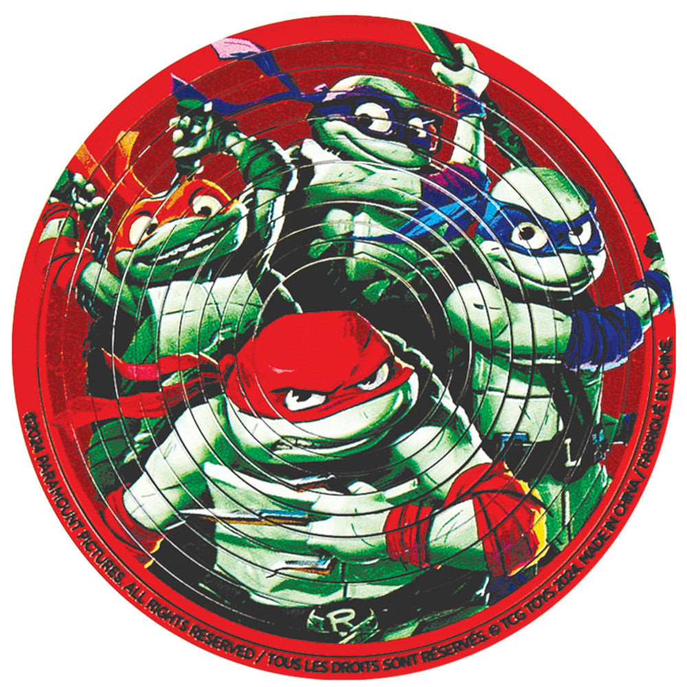 Spin Flip Puzzle: TMNT Turtle Power - 12 Rings - 2-In-1: Double-Sided Puzzle