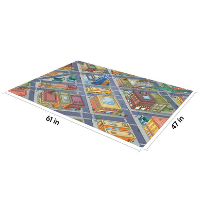 Imaginmat: Jumbo -TMNT - Floor Playmat & 2 Toy Cars, 47 x 61"