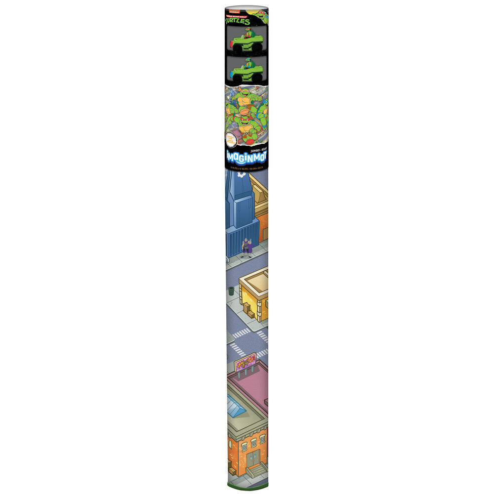 Imaginmat: Jumbo -TMNT - Floor Playmat & 2 Toy Cars, 47 x 61"