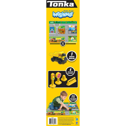 Imaginmat: Deluxe - Tonka - Floor Playmat & Toy Car, 30.5 x 20.5"