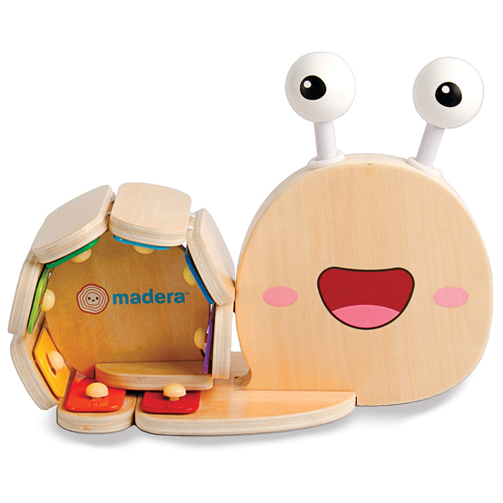Madera Wood: Snailyphone - Snail-Designed 8-Key Xylophone, Ages 3+