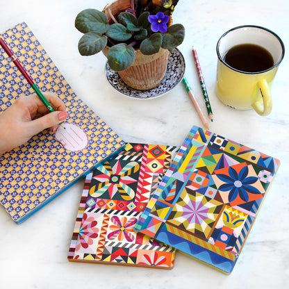 eeBoo Piece & Love: Sunshine Pinwheels Gilded Journal - Hardcover Adult Diary Book