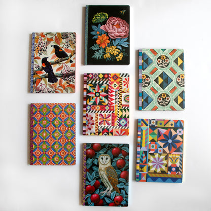 eeBoo Piece & Love: Autumn Blackbirds Gilded Journal - Hardcover Adult Diary Book