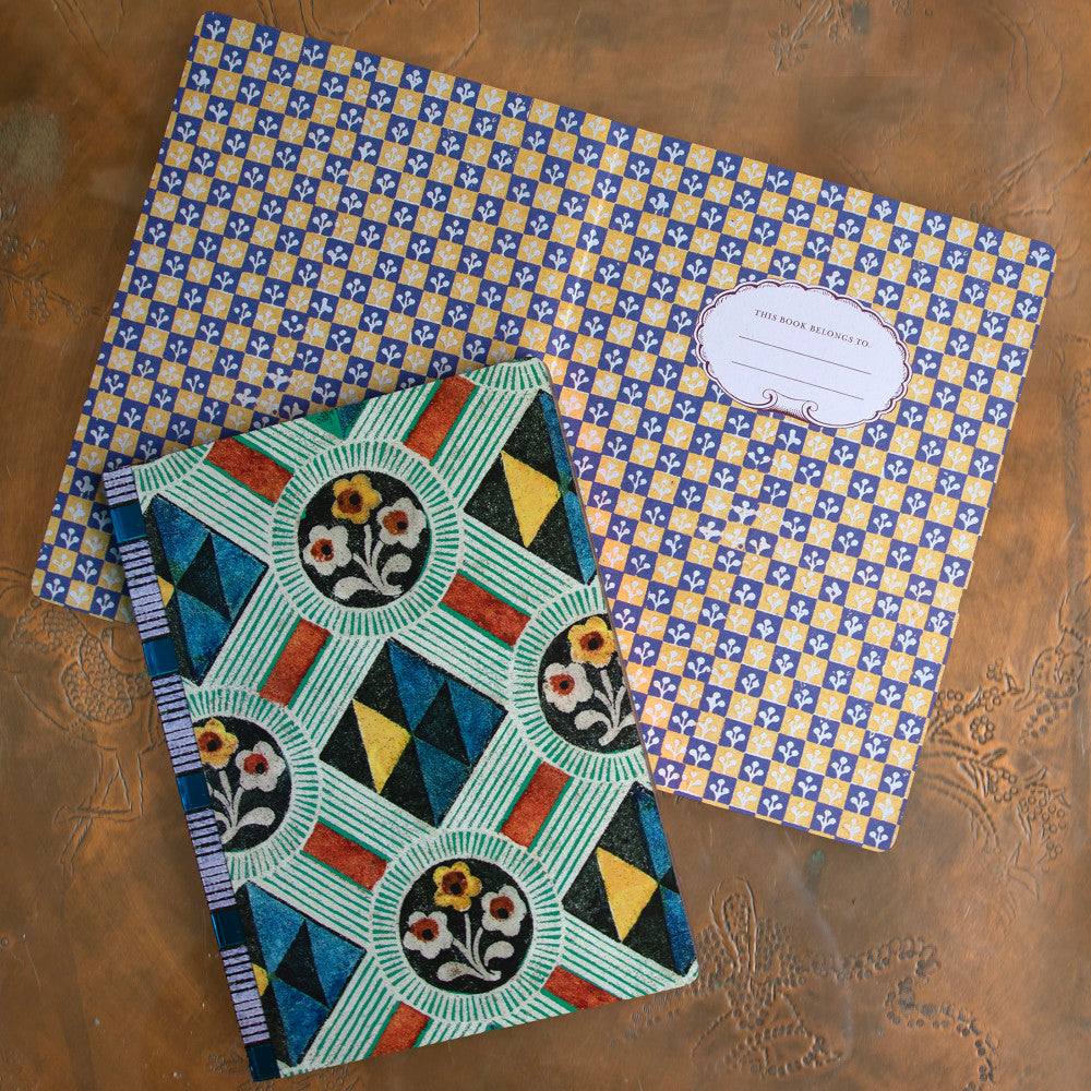 eeBoo Piece & Love: Saxton's Pattern Gilded Journal - Hardcover Adult Diary Book