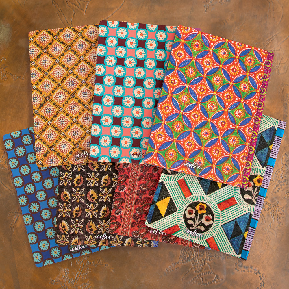 eeBoo Piece & Love: Luisa's Pattern Gilded Journal - Hardcover Adult Diary Book