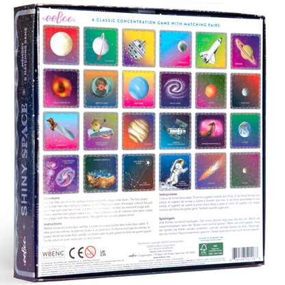 eeBoo: Memory & Matching Game: Shiny Space - Kids Ages 5+