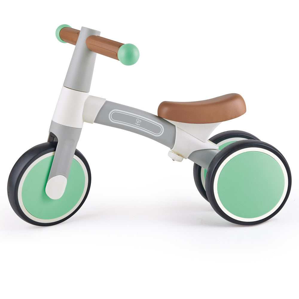 Hape: First Ride Balance Bike - Light Green - Lightweight 3 Wheeled Tricycle