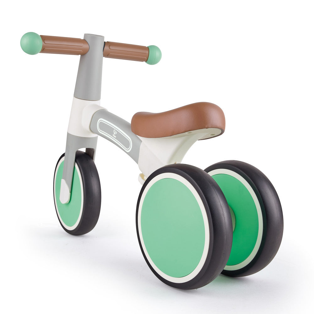 Hape: First Ride Balance Bike - Light Green - Lightweight 3 Wheeled Tricycle