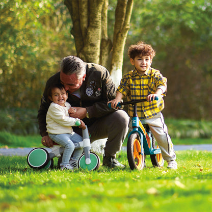 Hape: First Ride Balance Bike - Light Green - Lightweight 3 Wheeled Tricycle