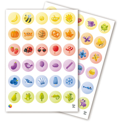 Hape: Crayon Coloring - 18pc Art Set, Animal & Nature Theme