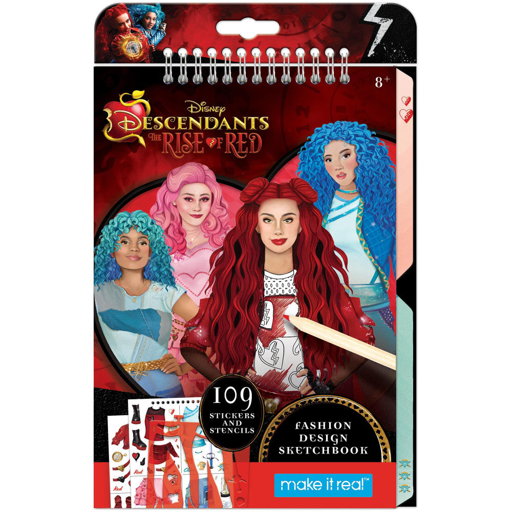Make It Real: Descendants 4 Rise Of Red Fashion Design Sketchbook