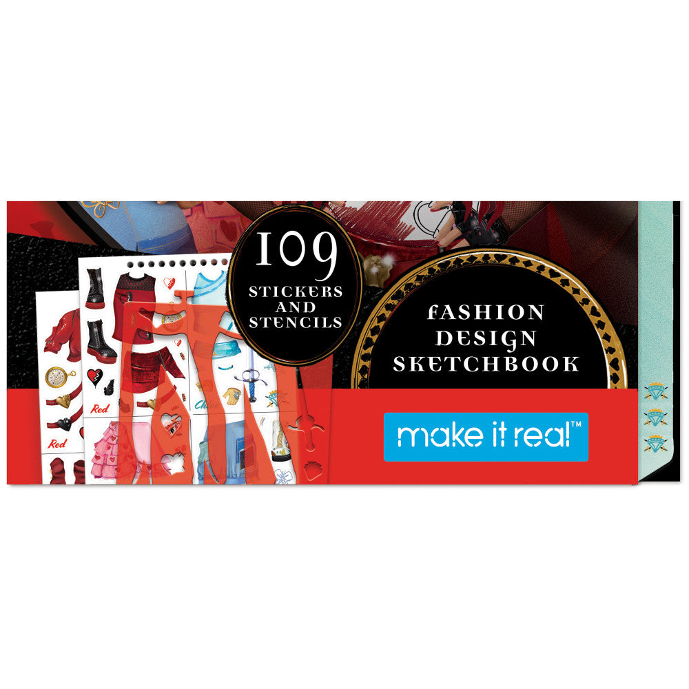 Make It Real: Descendants 4 Rise Of Red Fashion Design Sketchbook