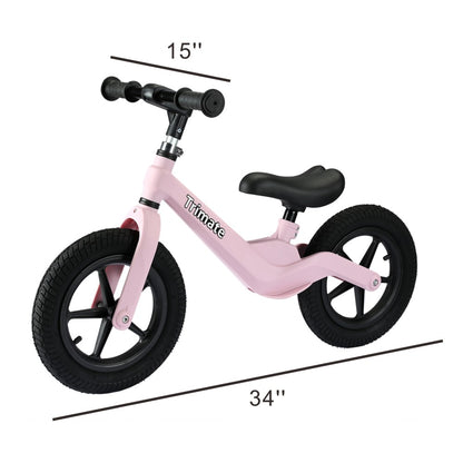 Girls 12 inch Trimate Toddler Balance Bike, Pink - No Pedal Sport Bike