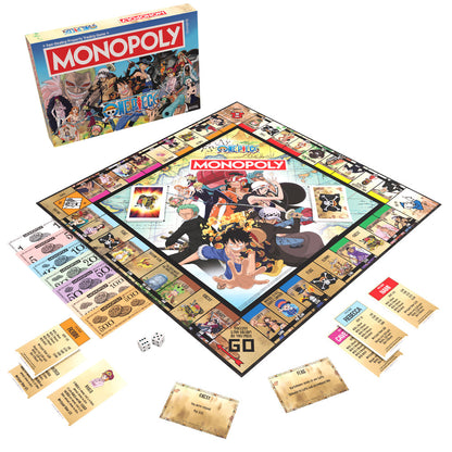 MONOPOLY: One Piece - Collectible Licensed Edition Board Game, Ages 8+