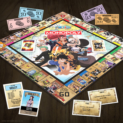 MONOPOLY: One Piece - Collectible Licensed Edition Board Game, Ages 8+